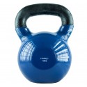 Kugelhantel Kettlebell 16 kg mit Vinyl-Bezug HMS