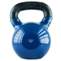 Kugelhantel Kettlebell 20 kg mit Vinyl-Bezug HMS