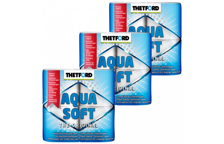 3x Camping Toilettenpapier Aqua Soft von Thetford