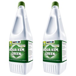 2x Sanitärflüssigkeit (8.87 € pro Liter) 1,5 L Aqua Kem Green Thetford