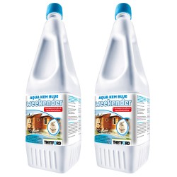 Sanitärflüssigkeit (4,90 € pro Liter) für Fäkalientanks Aqua Kem Blue Weekender 2x 2L Thetford