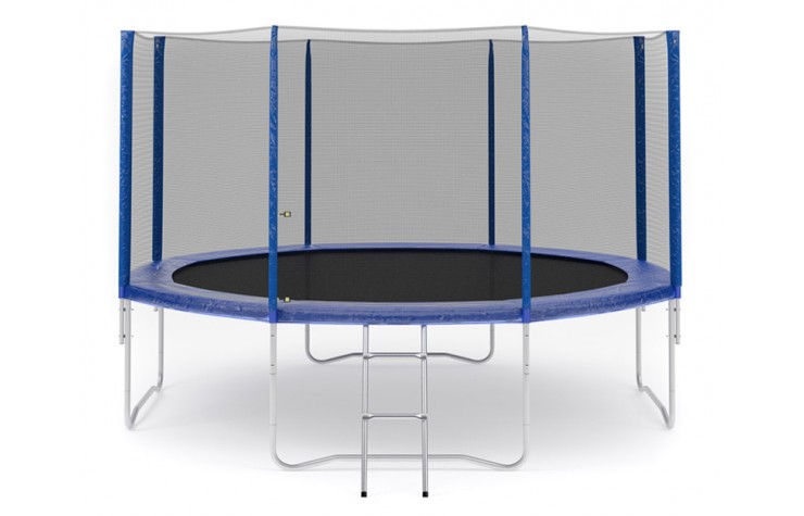 GARTENTRAMPOLIN KOMPLETTSET 366cm | 12FT bis 150 kg MIT NETZ