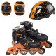 Inline Skates NJ082Z Nils SET inkl. Schutzausrüstung