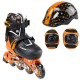 Inline Skates NJ082Z Nils SET inkl. Schutzausrüstung