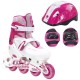 Inline Skates NJ082Z Nils SET inkl. Schutzausrüstung