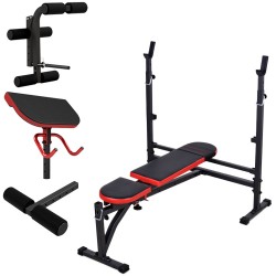 Multibank Marbo-Sport MH-Z137 inkl. Hantelablage Beinstrecker Curlpult Beinklemme