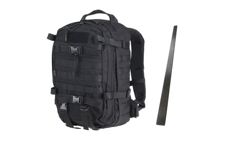Set Rucksack mit Glasfiber-Gestell Sparrow II 30 L Schwarz