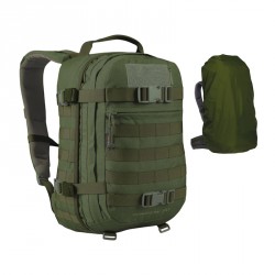 Militär-Rucksack Sparrow II 20 L Olivgrün mit Regenhülle Wisport