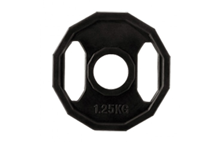 Olympische Hantelscheibe mit Gummi-Bezug TOG01 HMS 1,25 kg