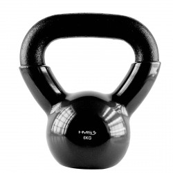 Kugelhantel Kettlebell 6 kg mit Vinyl-Bezug HMS