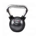 Gummierte Kettlebell mit Chromgriff KGC08 8 kg HMS