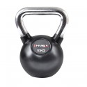Gummierte Kettlebell mit Chromgriff KGC10 10 kg HMS