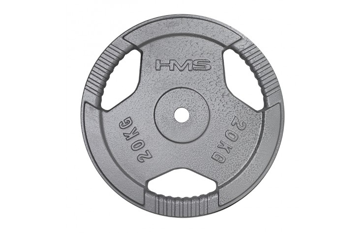 Hantelscheibe THM20 mit Hammerschlag-Lackierung HMS 20 kg