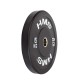 Olympische Gewichtscheibe mti Gummi-Bezug Black Bumper BBR15 15 kg HMS