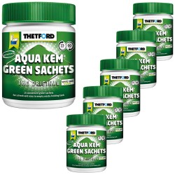 Set 6x Aqua Kem Green Sachets Thetford Sanitärzusatz
