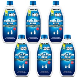 Set 6x Aqua Kem Blue Concentrated Thetford Sanitärflüssigkeit