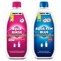 Set Camping WC-Chemie Aqua Kem Blue Concentrated+Aqua Rinse Concentrated