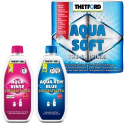 Set Camping WC-Chemie Aqua Kem Blue Concentrated+Aqua Rinse Concentrated