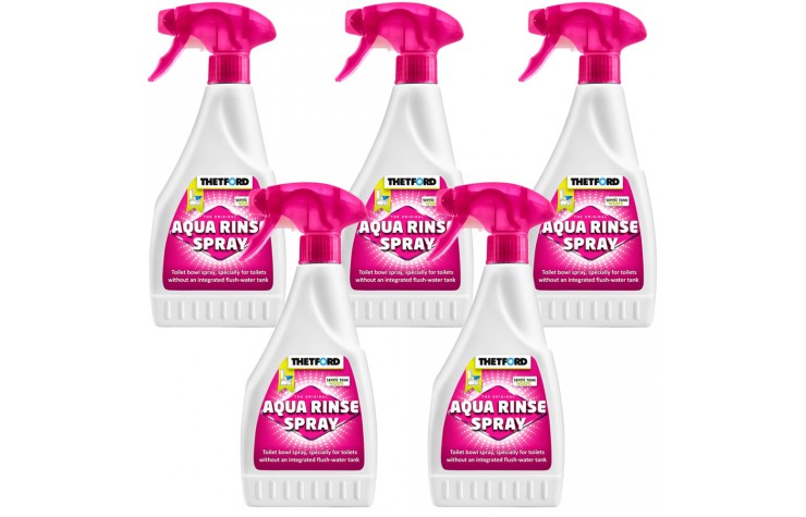 Set 5x Aqua Rinse Spray Thetford WC Reiniger
