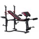Hantelbank HS-1020 Hop-Sport mulitfunktionale Fitnessbank