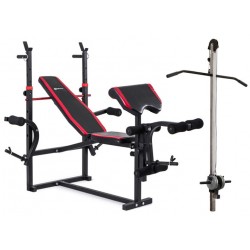 Multibank HS-1070 inkl. LATZUGTURM+CURLPULT Hop-Sport Trainingsbank