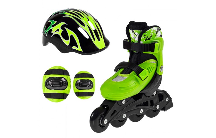 Inline Skates NJ082Z Nils SET inkl. Schutzausrüstung