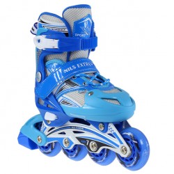 Inline Skates NA0326 Nils Alu-Kufe ABEC-7 BLAU